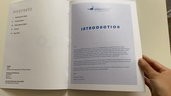 GIF of Person Flipping Through Booklet